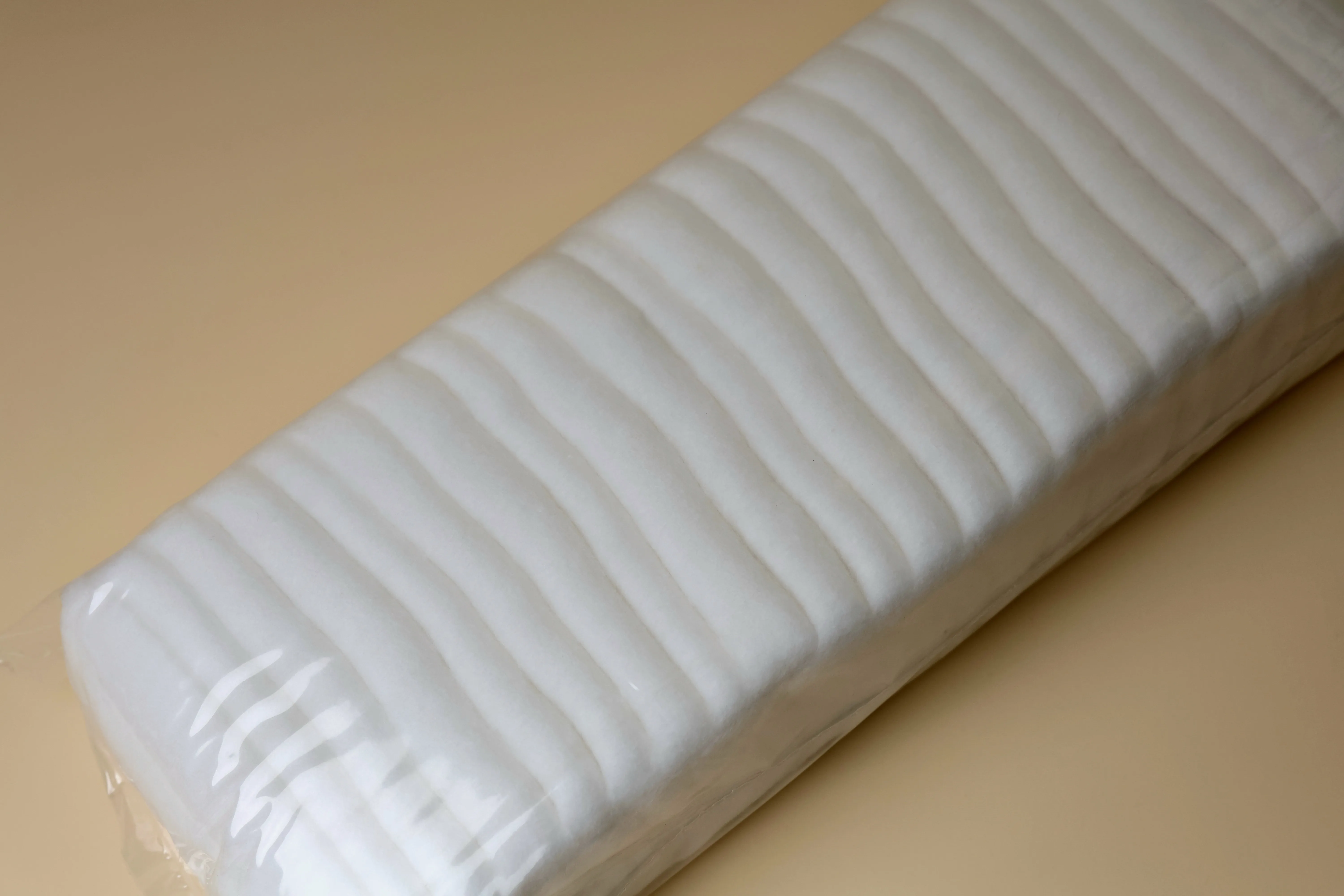 Zig-zag cotton wool