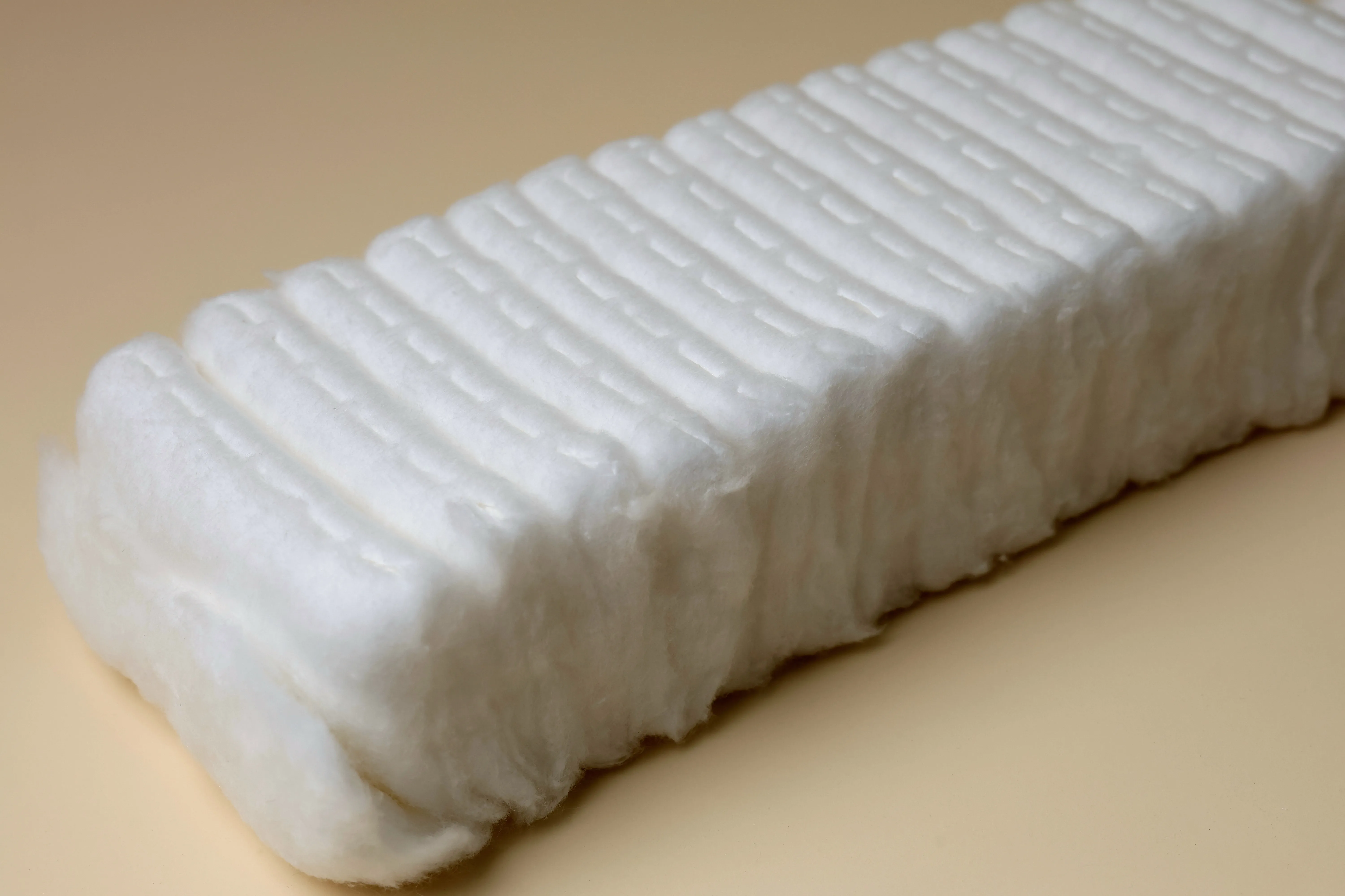 Perforated cotton wool